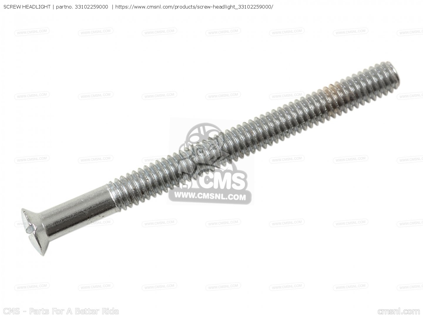 33102259000 Screw Headlight Honda buy the 33102259000 at CMSNL