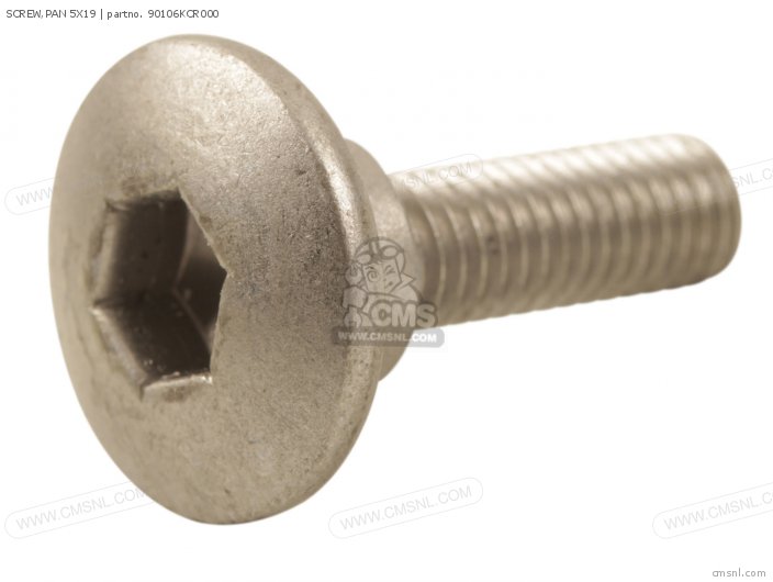 Honda SCREW,PAN 5X19 90106KCR000 Honda SCREW,PAN 5X19 90106KCR000