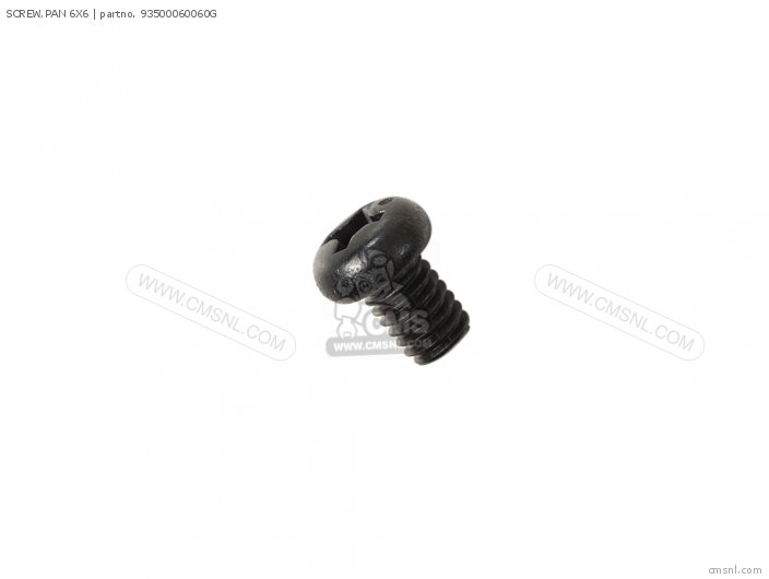Honda SCREW,PAN 6X6 93500060060G Honda SCREW,PAN 6X6 93500060060G