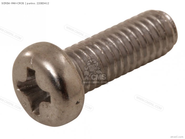 Kawasaki SCREW-PAN-CROS 220E0412 Kawasaki SCREW-PAN-CROS 220E0412