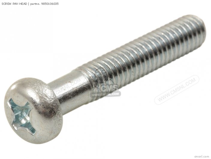 9850106035 Screw Pan Head Yamaha buy the 9850106035 at CMSNL
