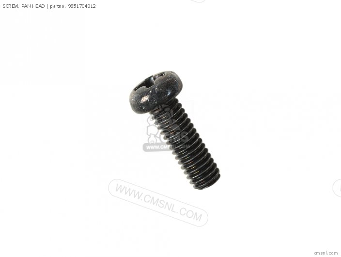 SCREW, PAN HEAD