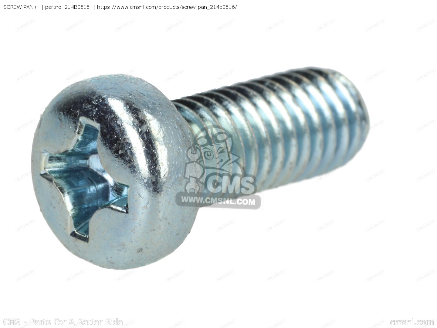 214B0616: Screw-pan+- Kawasaki - buy the 214B0616 at CMSNL