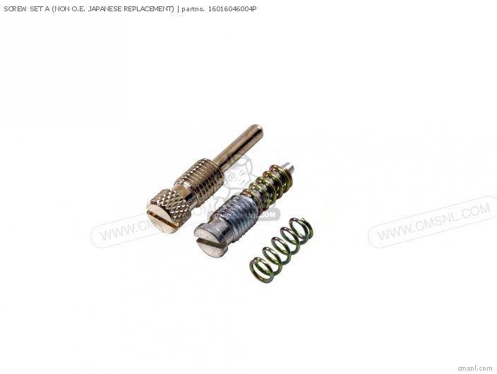 16016046004P Screw Set A (non O.e. Japanese Replacement) Honda buy