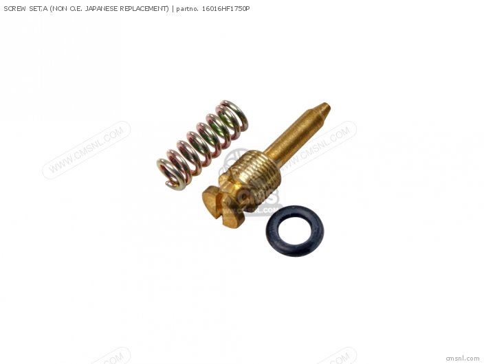 Honda SCREW SET,A (NON O.E. JAPANESE REPLACEMENT) 16016HF1750P