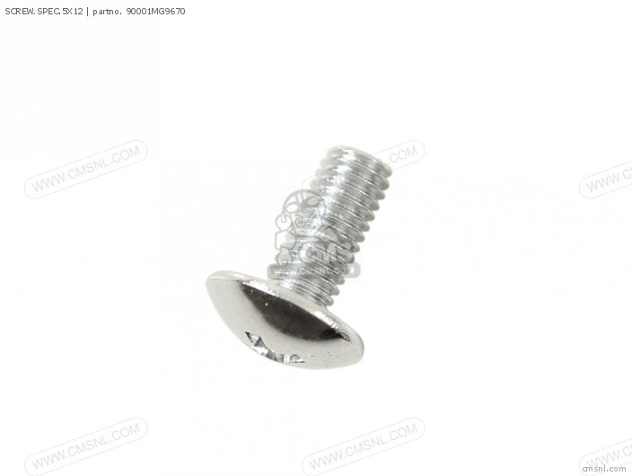 Honda SCREW,SPEC.5X12 90001MG9670