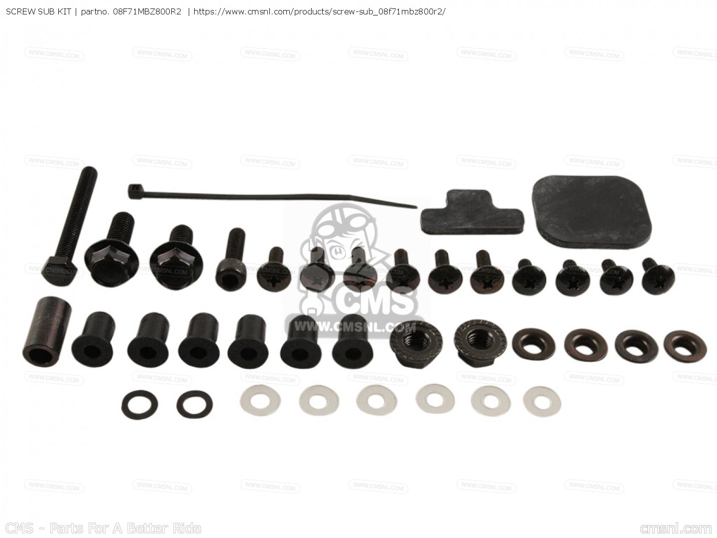 08F71MBZ800R2 Screw Sub Kit Honda buy the 08F71MBZ800R2 at CMSNL