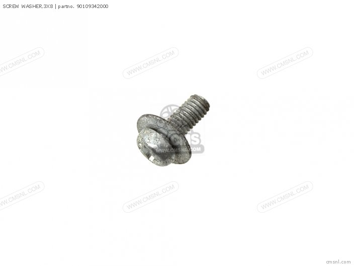 Honda SCREW WASHER,3X8 90109342000 Honda SCREW WASHER,3X8 90109342000