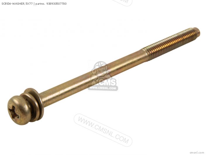 Honda SCREW-WASHER,5X77 938930507700 Honda SCREW-WASHER,5X77 938930507700