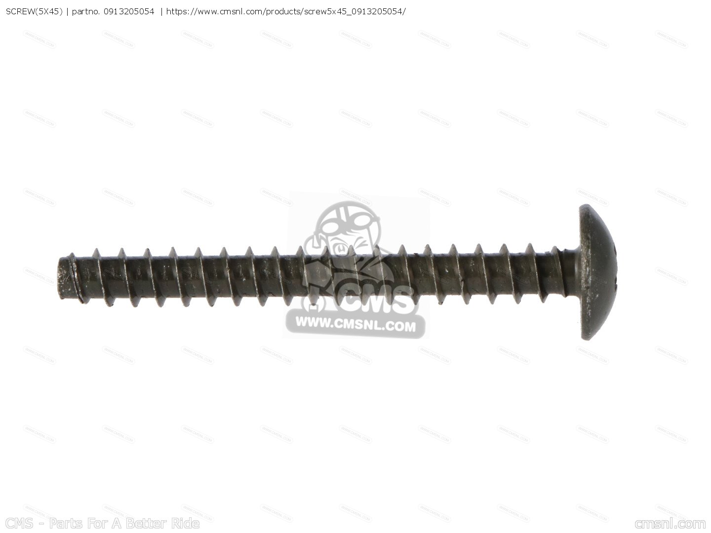 0913205054: Screw(5x45) Suzuki - buy the 09132-05054 at CMSNL