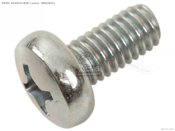 9890L06012 Screw, Binding Head Yamaha buy the 9890L06012 at CMSNL