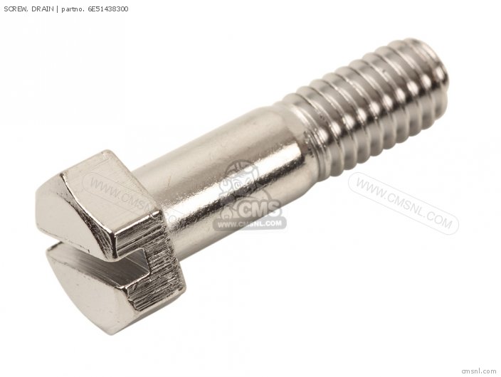 Yamaha SCREW, DRAIN 6E51438300