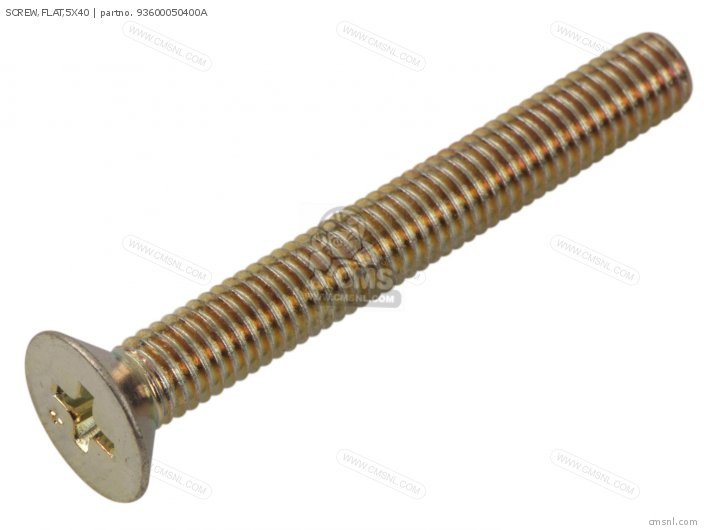 Screw, Flat, 5x40 photo