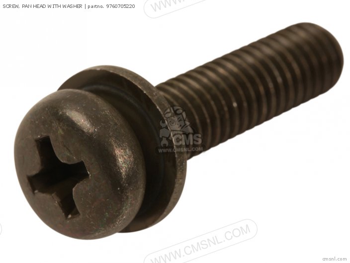9760705220 Screw, Pan Head With Washer Yamaha buy the 9760705220 at