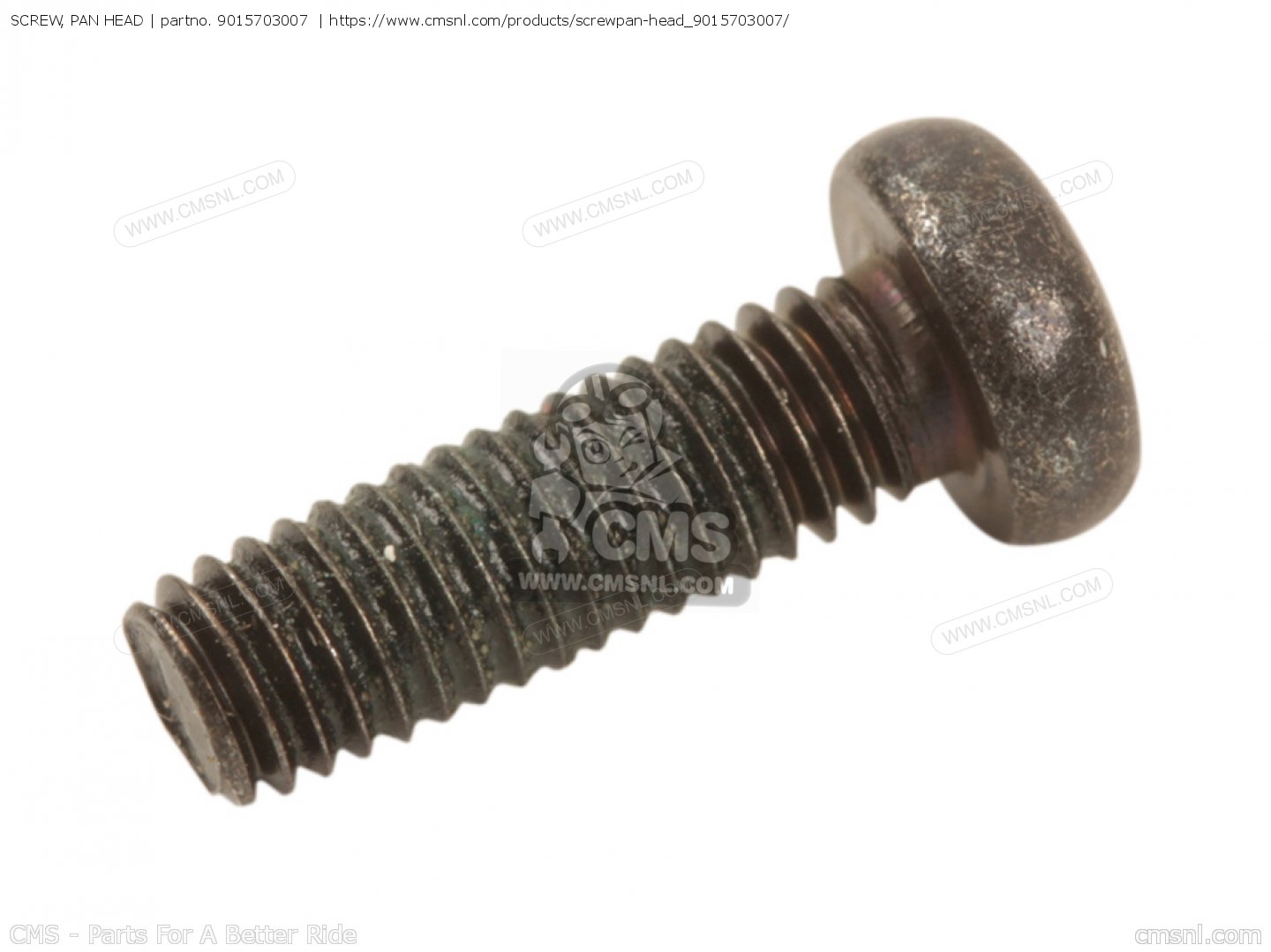 9015703007: Screw, Pan Head Yamaha - buy the 90157-03007 at CMSNL