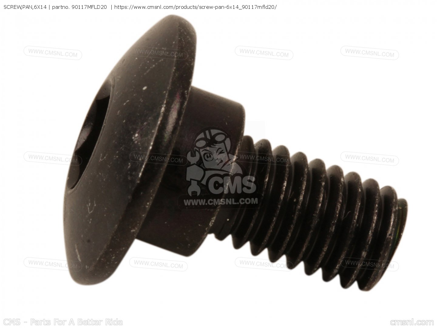 SCREW,PAN,6X14 for VFR1200FD 2011 (B) ENGLAND - order at CMSNL