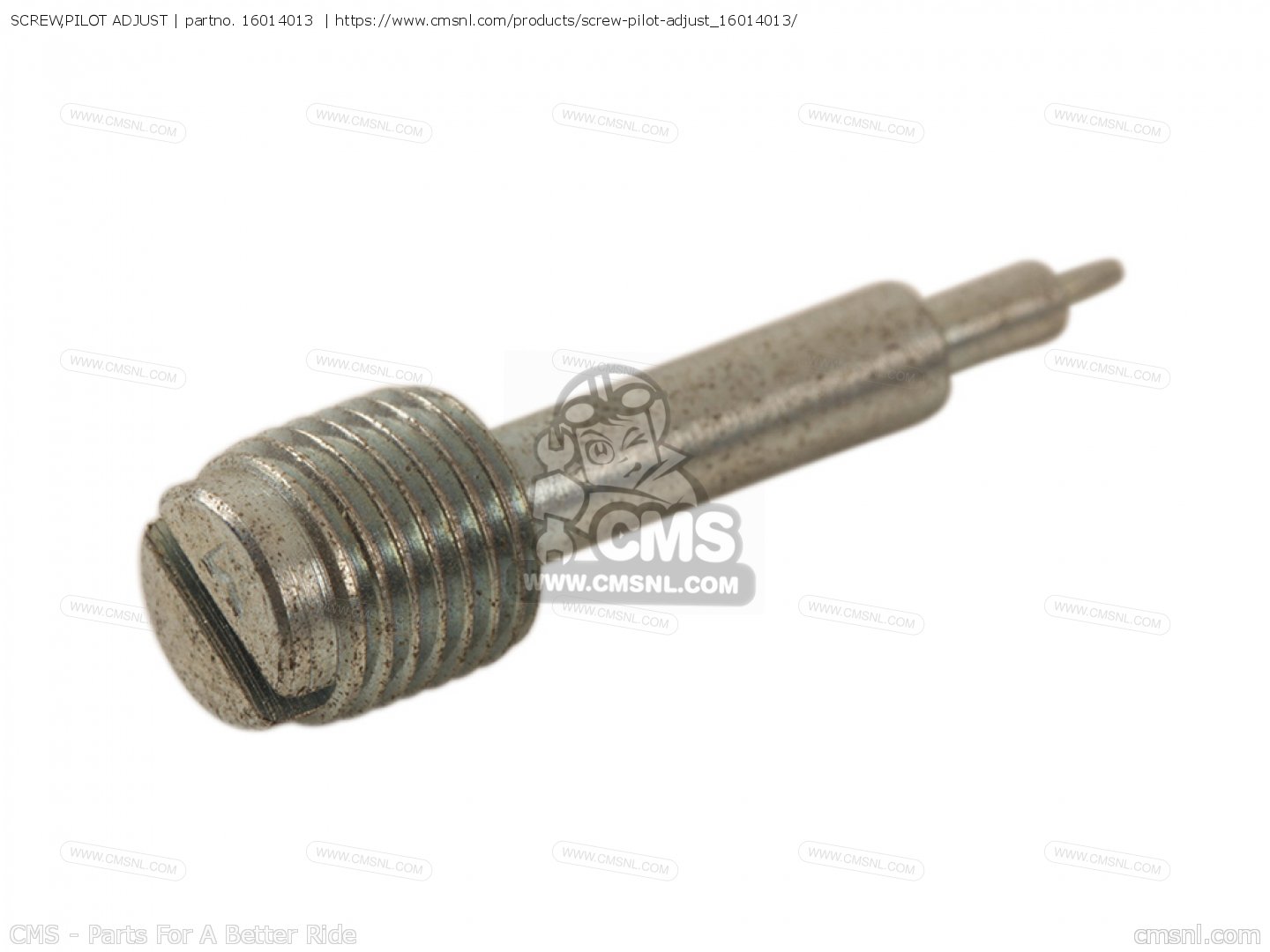 SCREW,PILOT ADJUST for KZ400D 1975 CANADA order at CMSNL