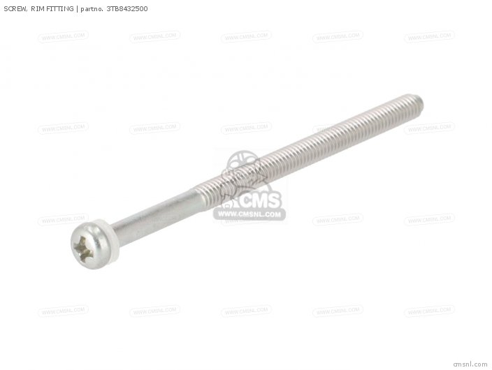 Yamaha SCREW, RIM FITTING 3TB8432500