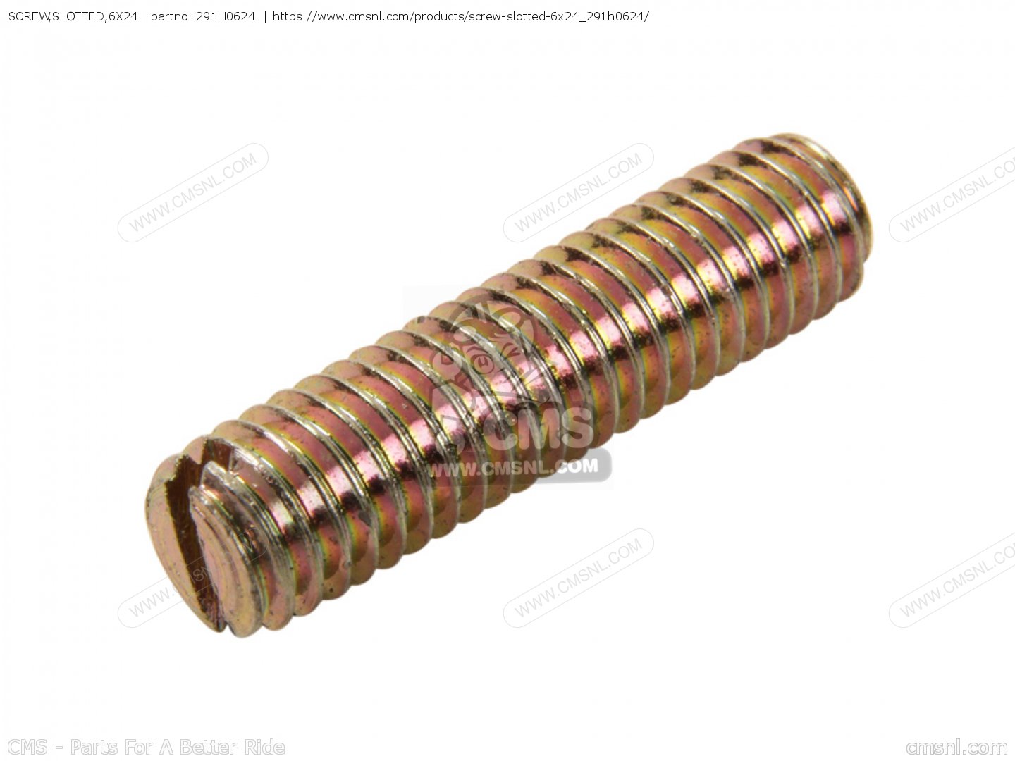 SCREW,SLOTTED,6X24 for KD175A1 1976 CANADA order at CMSNL