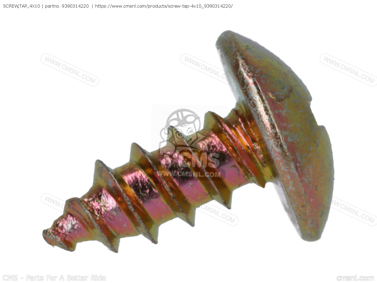 9390314220 Screw,tap.,4x10 Honda buy the 9390314220 at CMSNL