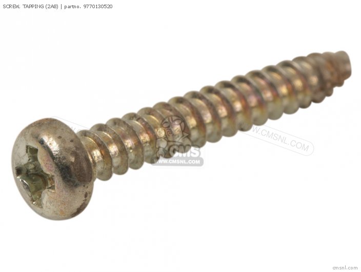 9770130520: Screw, Tapping (2a8) Yamaha - buy the 97701-30520 at CMSNL