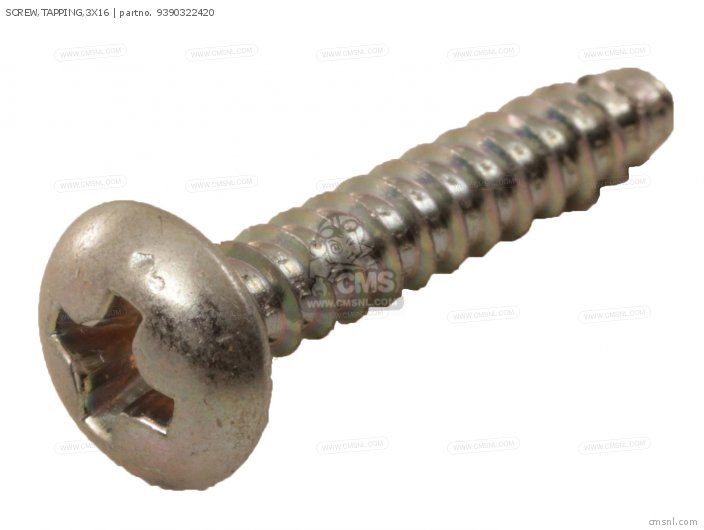 Screw, Tapping, 3x16 photo