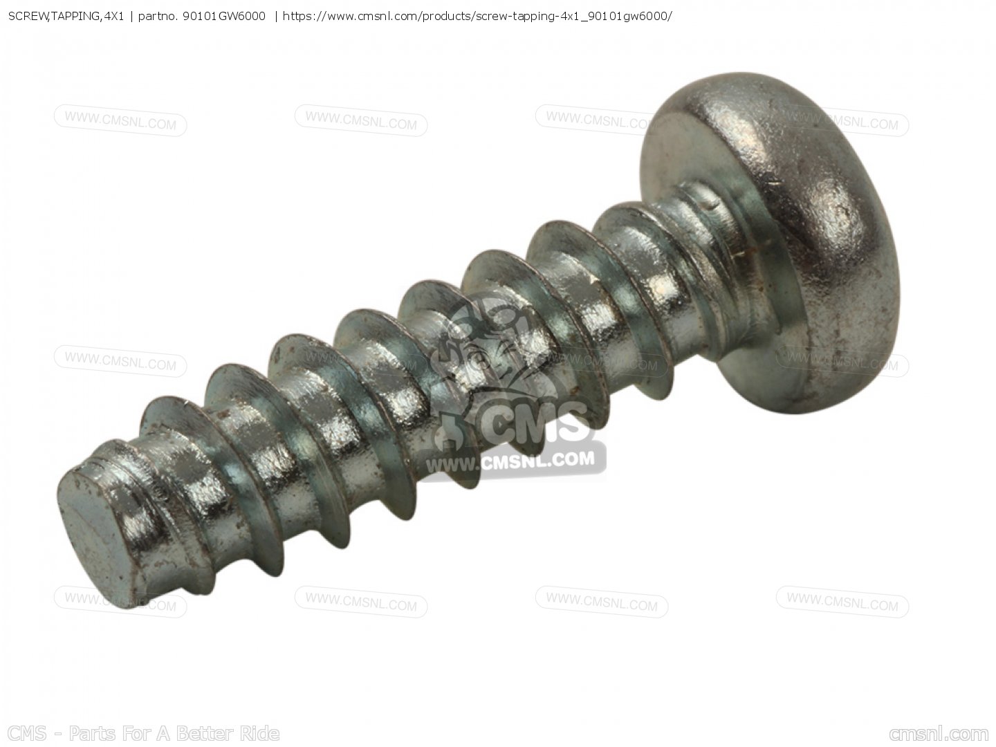 90101GW6000 Screw,tapping,4x1 Honda buy the 90101GW6000 at CMSNL