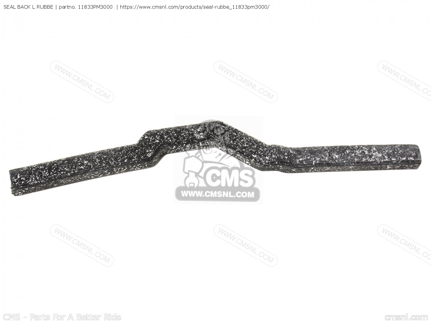 11833-P08-000 - Honda Ubbe, L. Back Seal. Belt, Camshaft
