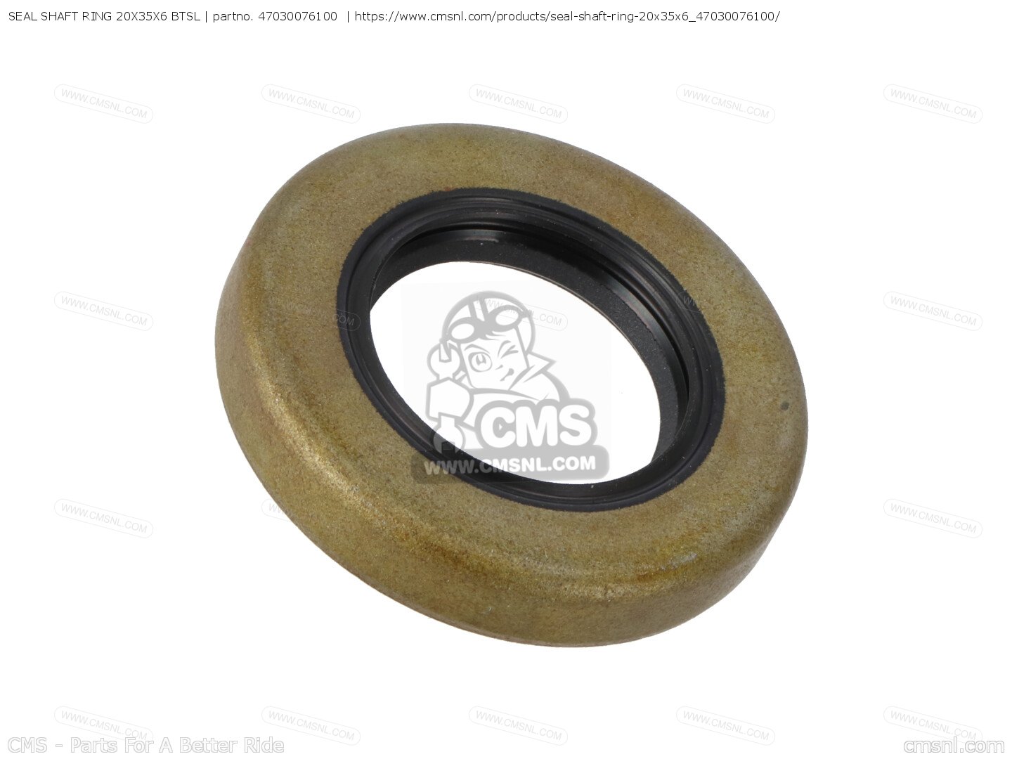 Seal, 20x35x6 - 47030076100 Seal, 20x35x6 - 47030076100