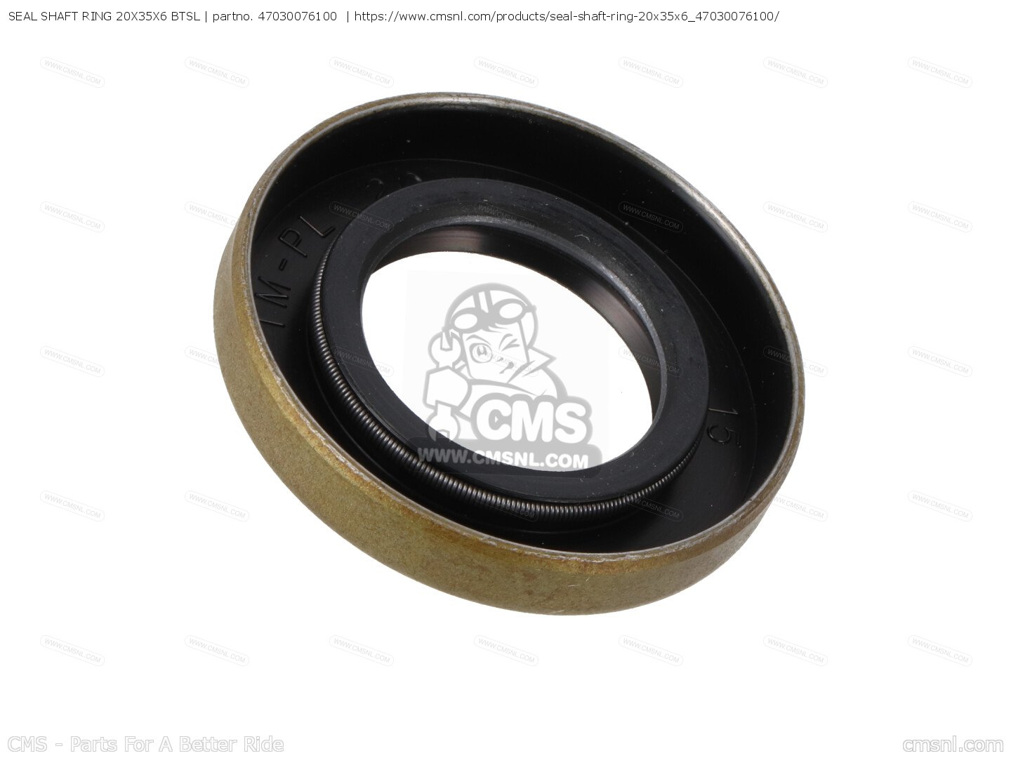 Seal, 20x35x6 - 47030076100 Seal, 20x35x6 - 47030076100