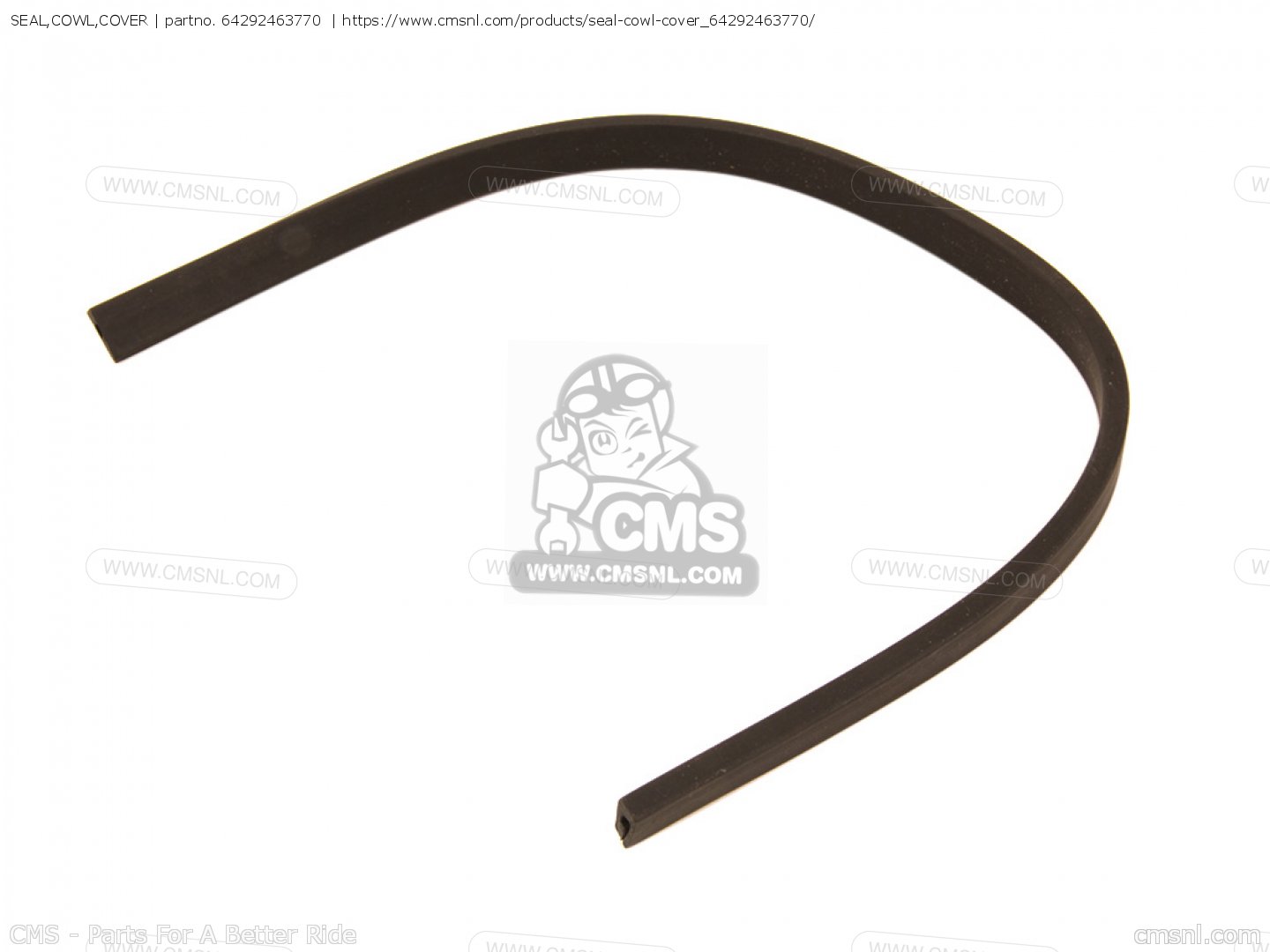 SEAL,COWL,COVER for GL1100I GOLDWING INTERSTATE 1982 (C) USA order at