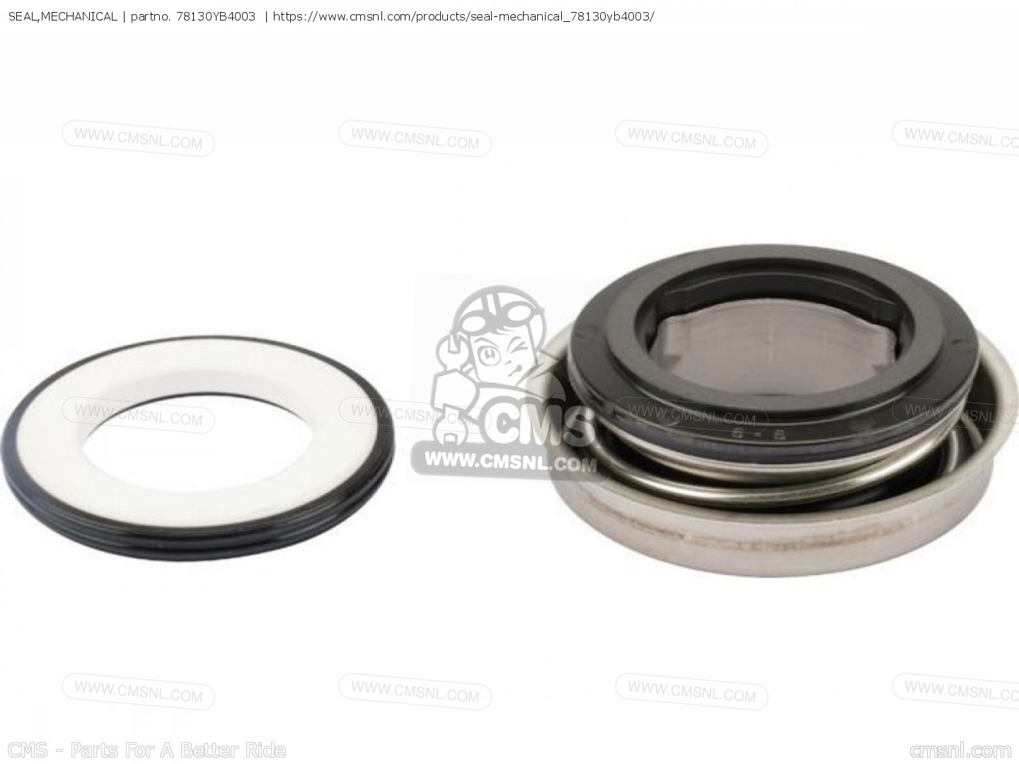 78130YB4003: SEAL,MECHANICAL Honda - buy the 78130-YB4-003