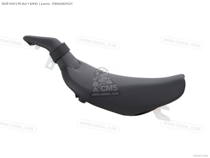 Kawasaki SEAT-ASSY,FR,BLK+BAND 53066040912Y