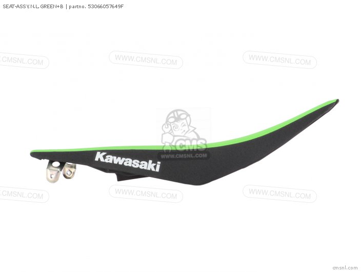 Kawasaki SEAT-ASSY,N.L.GREEN+B 53066057649F