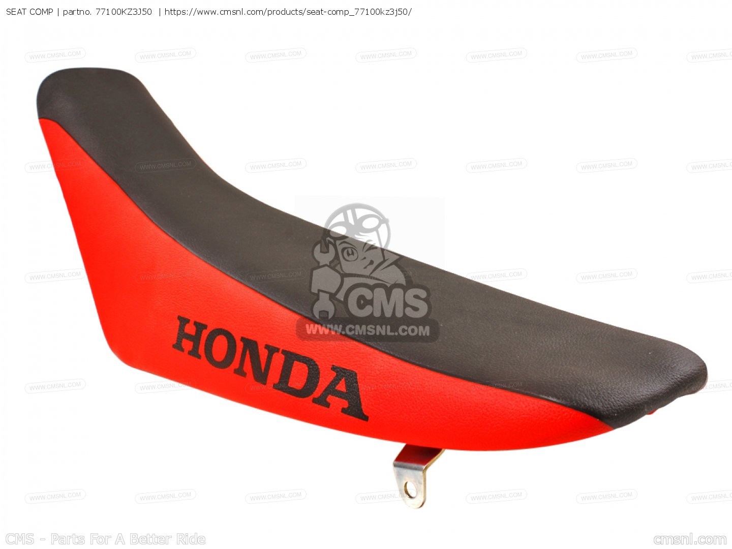 77100KZ3J50: Seat Comp Honda - buy the 77100-KZ3-J50 at CMSNL