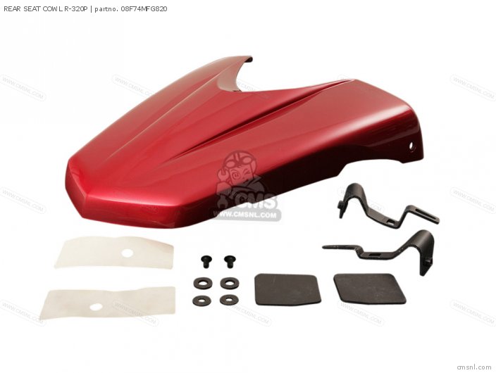 Seat Cowl Sienna Red photo
