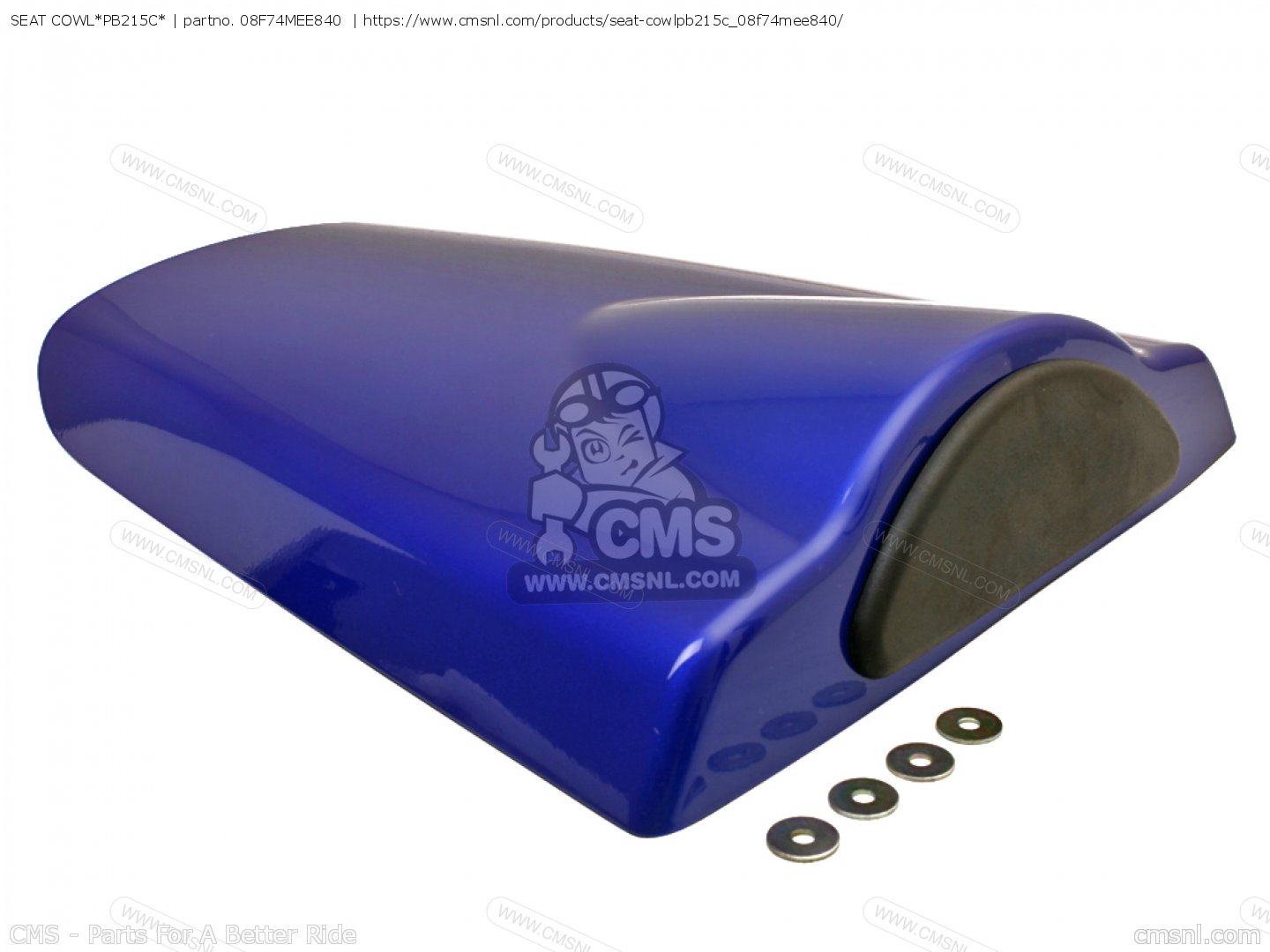 08F74MEE840 Seat Cowl*pb215c* Honda buy the 08F74MEE840 at CMSNL