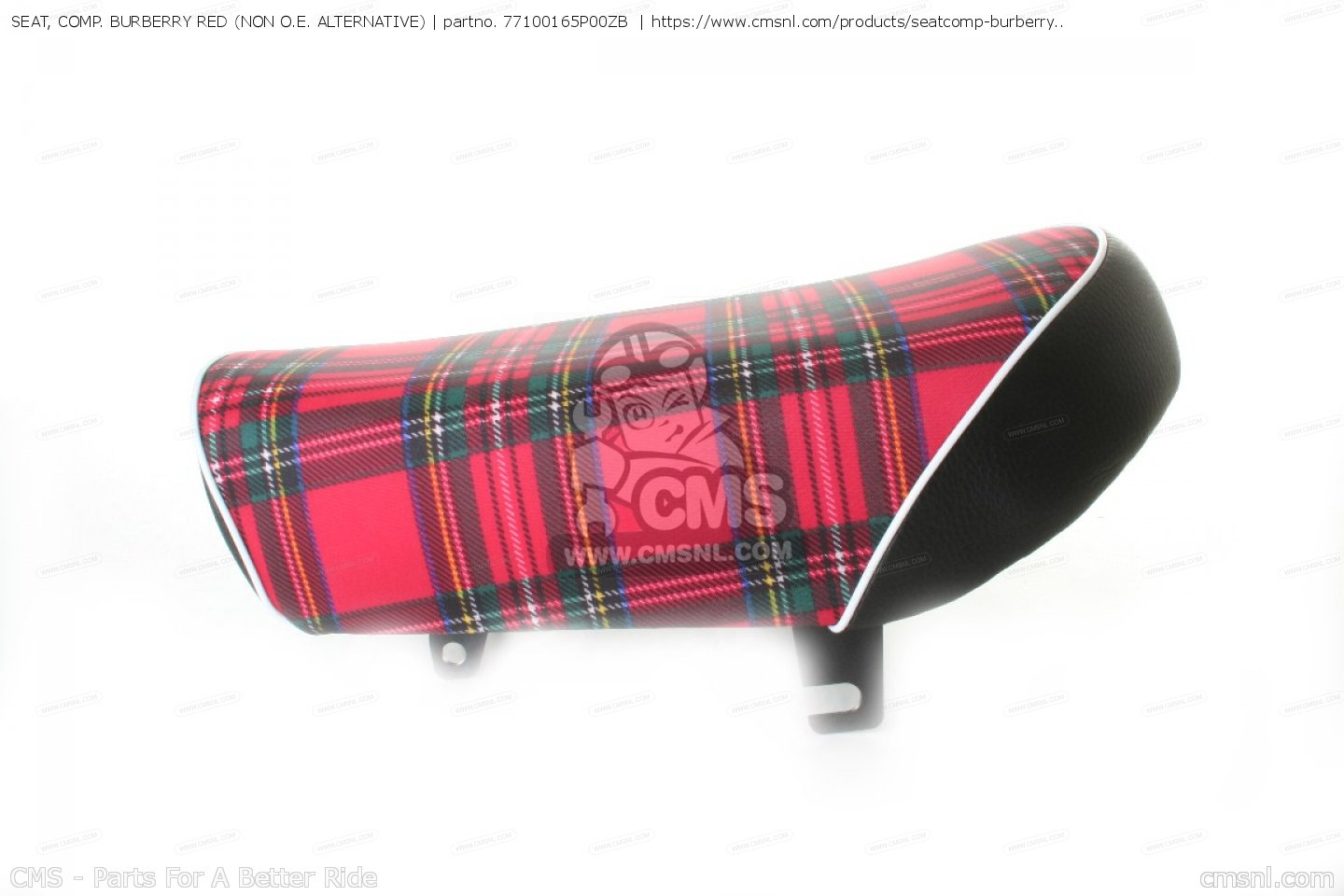 SEAT, COMP. BURBERRY RED for Z50J MONKEY 1989 (K) FINLAND - order at CMSNL