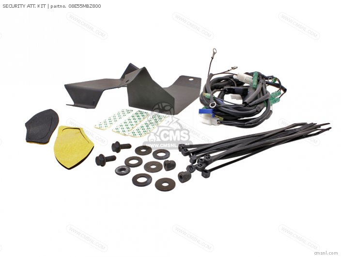 Honda SECURITY ATT. KIT 08E55MBZ800 Honda SECURITY ATT. KIT 08E55MBZ800