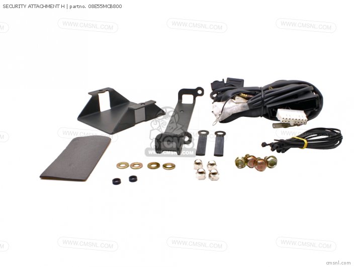 Honda SECURITY ATTACHMENT H 08E55MCB800 Honda SECURITY ATTACHMENT H 08E55MCB800