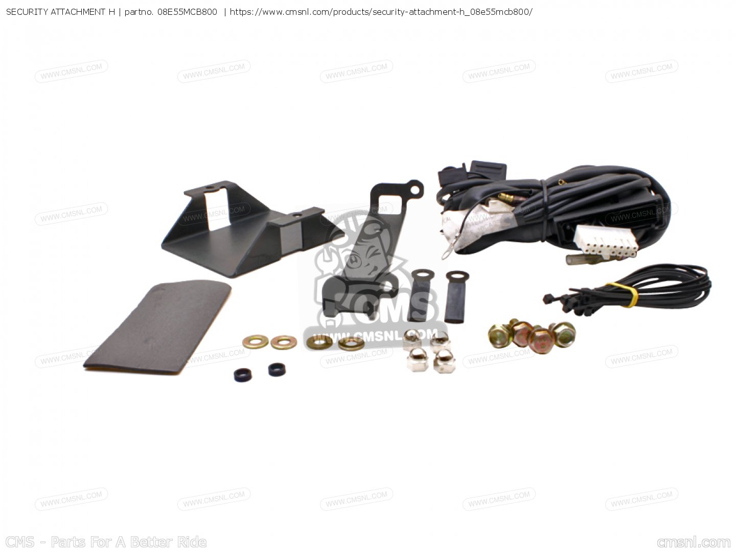 08E55MCB800: Security Attachment Honda - buy the 08E55-MCB-800 at CMSNL