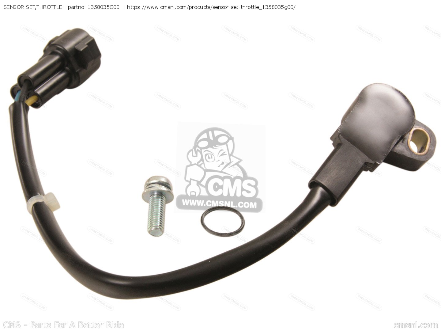 1358035G00: SENSOR SET,THROTTLE Suzuki - buy the 13580-35G00