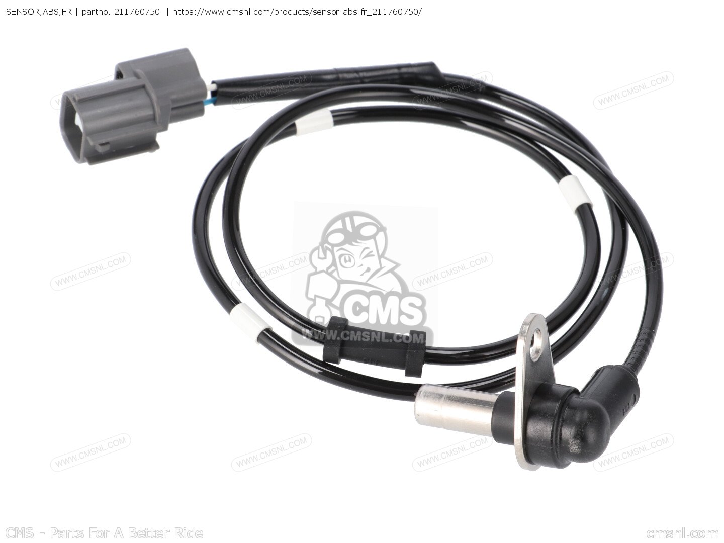 211760750: SENSOR,ABS,FR Kawasaki - buy the 21176-0750 at CMSNL