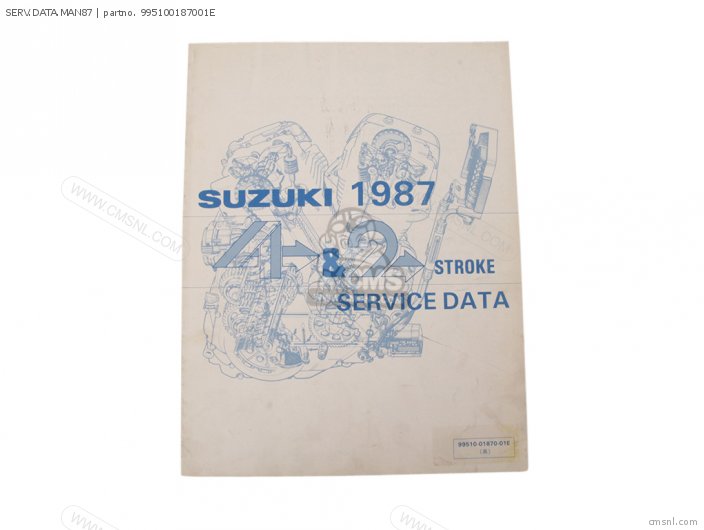 Suzuki SERV.DATA.MAN87 995100187001E