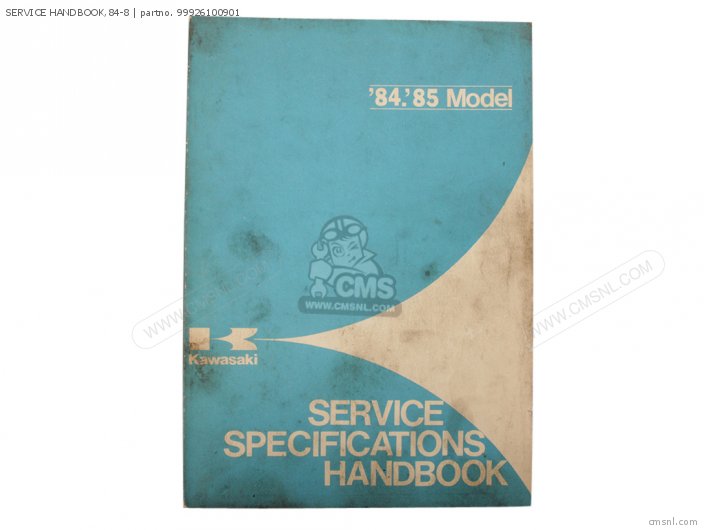 Kawasaki SERVICE HANDBOOK,84-8 99926100901