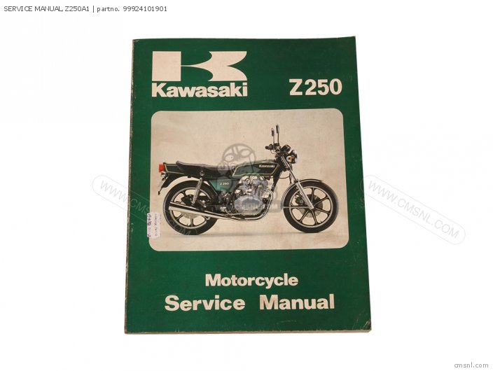 Kawasaki SERVICE MANUAL,Z250A1 99924101901