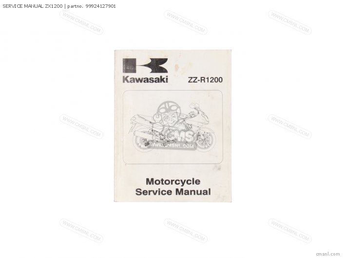 Kawasaki SERVICE MANUAL ZX1200 99924127901