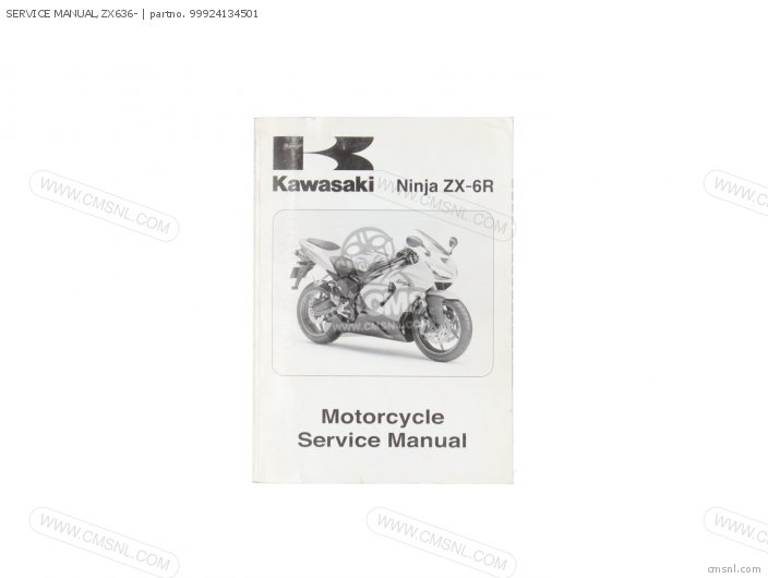 Kawasaki SERVICE MANUAL,ZX636- 99924134501