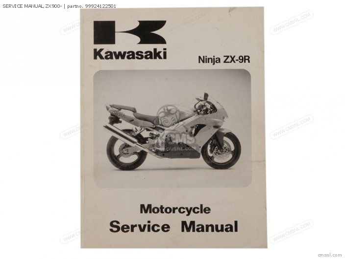 Kawasaki SERVICE MANUAL,ZX900- 99924122501