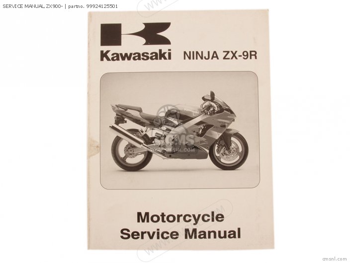 Kawasaki SERVICE MANUAL,ZX900- 99924125501